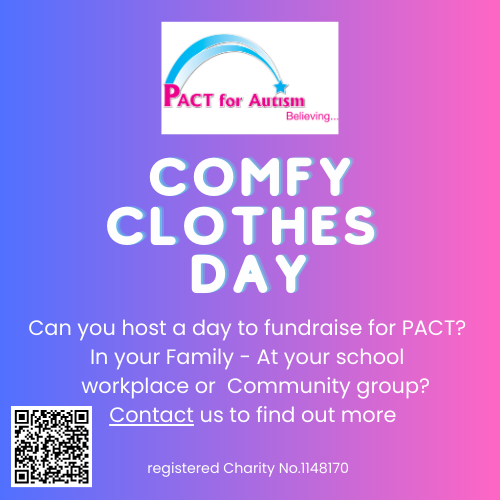 Comfy Clothes day Host a day of Fundraising at your school , workplace , Community group or with your family