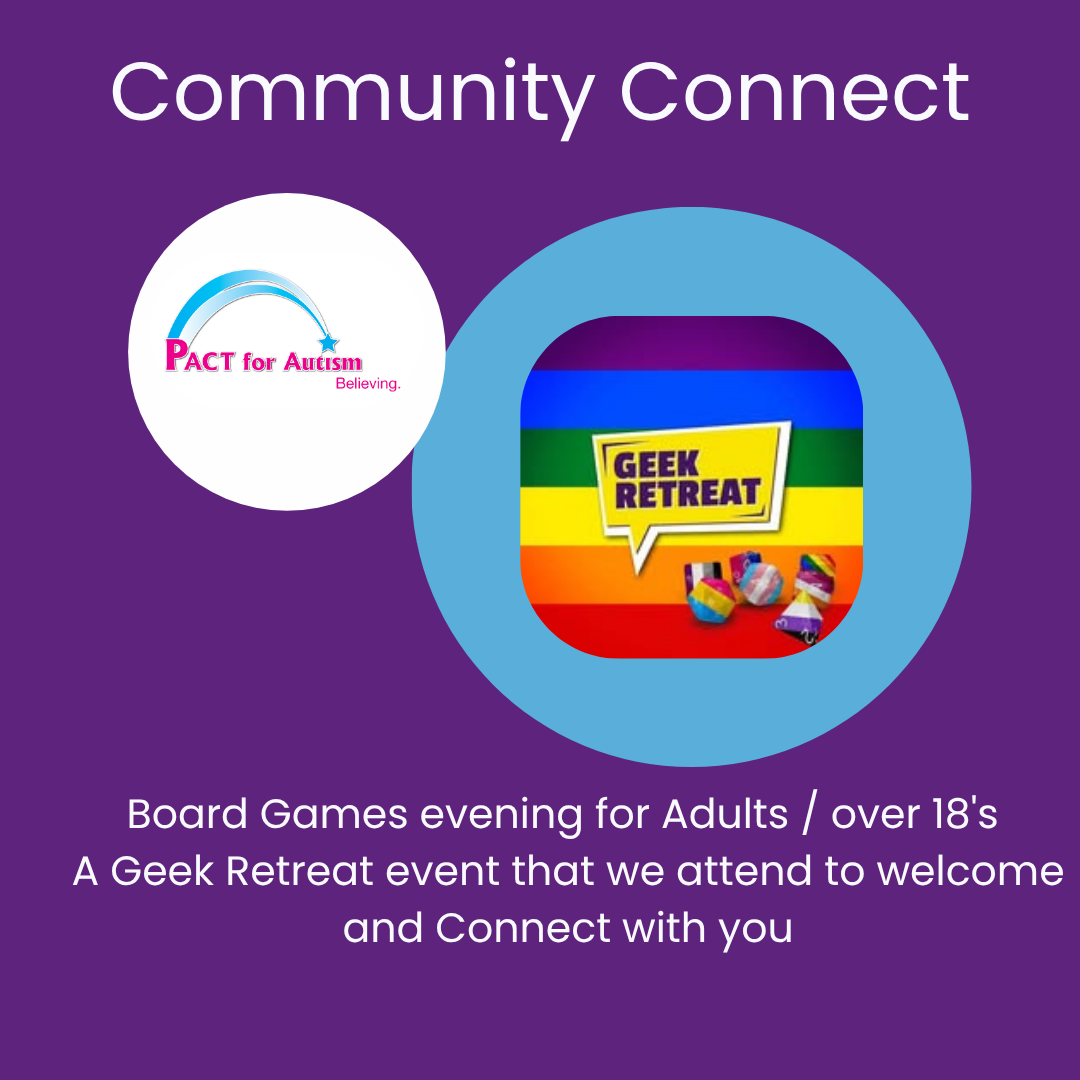 Board Games evening at Geek Retreat - Over 18's A Geek Retreat Event that PACT Pop into to Welcome and Connect with you