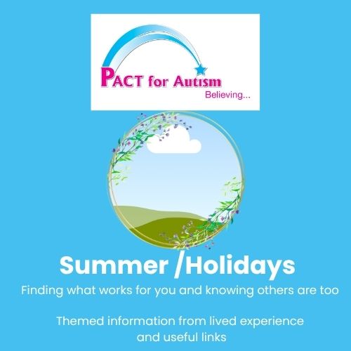 ONLINE Explore session Parents and Carers - Preparing for Summer changes including Holidays at home and away Please book a free space and a link will be sent to you the day before - your child does not need a formal diagnosis for you to attend our sessions