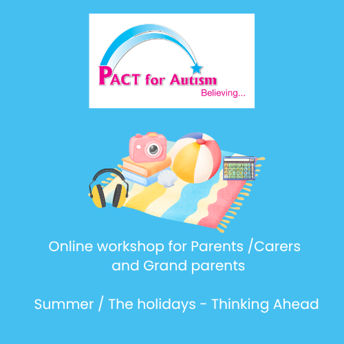 Summer holidays - Thinking ahead An online session for Parents ,Carers and Grandparents with hint and tips for the holidays