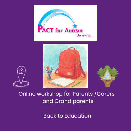 Back to Education On online workshop / information sharing session