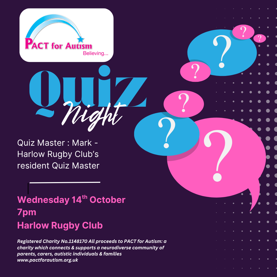 Quiz night at Harlow Rugby Club Join us for a fun-filled Quiz Night with Quiz master Mark