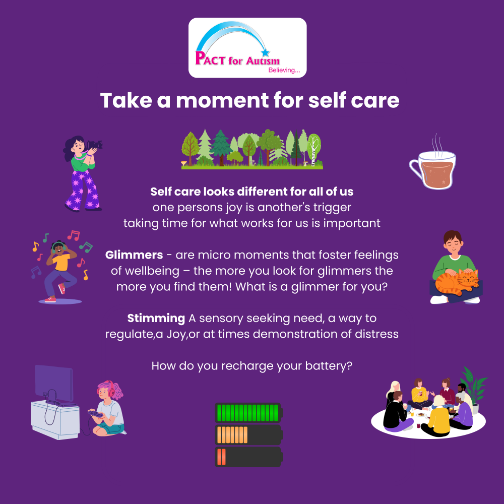 Take a moment for self care What works for you ? We share how our team take time and some links to Explore